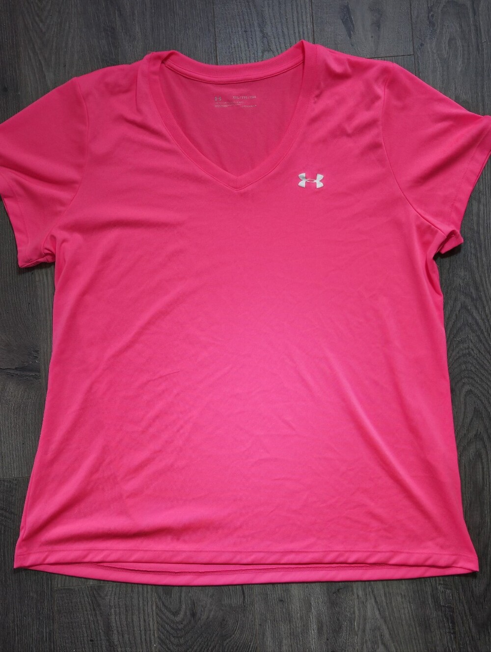Under Armour Women's Bright Pink Short Sleeve Performance Tee